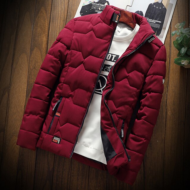 Herren Daunenjacke – Warm, Wetterfest & Leicht Isolierend für Winter