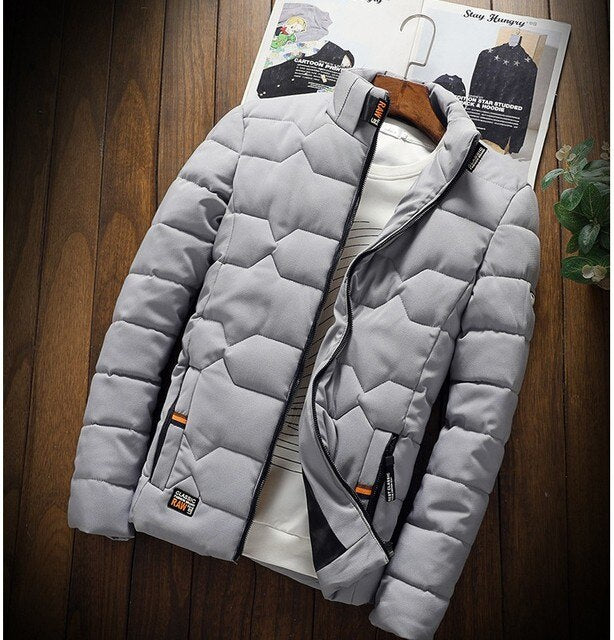 Herren Daunenjacke – Warm, Wetterfest & Leicht Isolierend für Winter