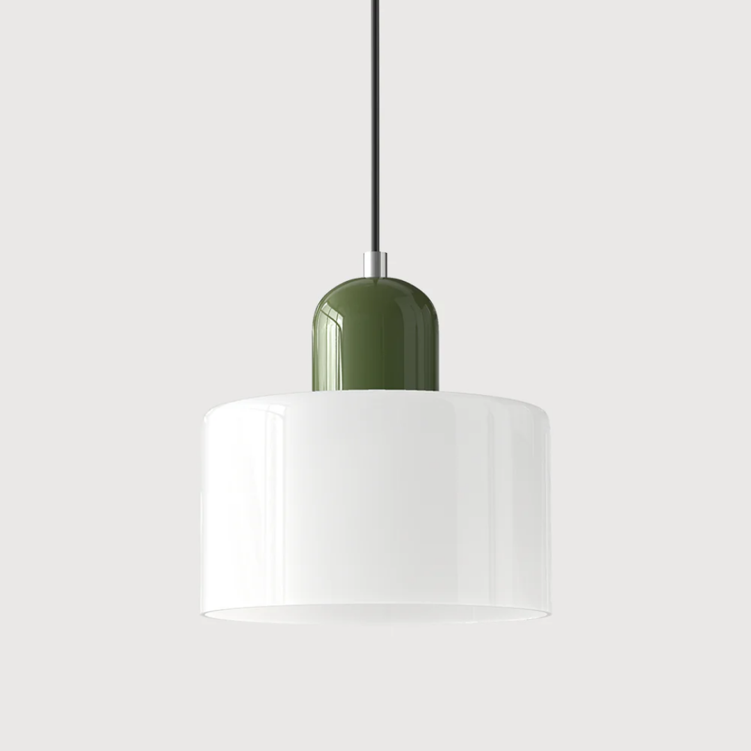 Retro-Hängelampe – Vintage-Design, Glasschirm & E27-Fassung