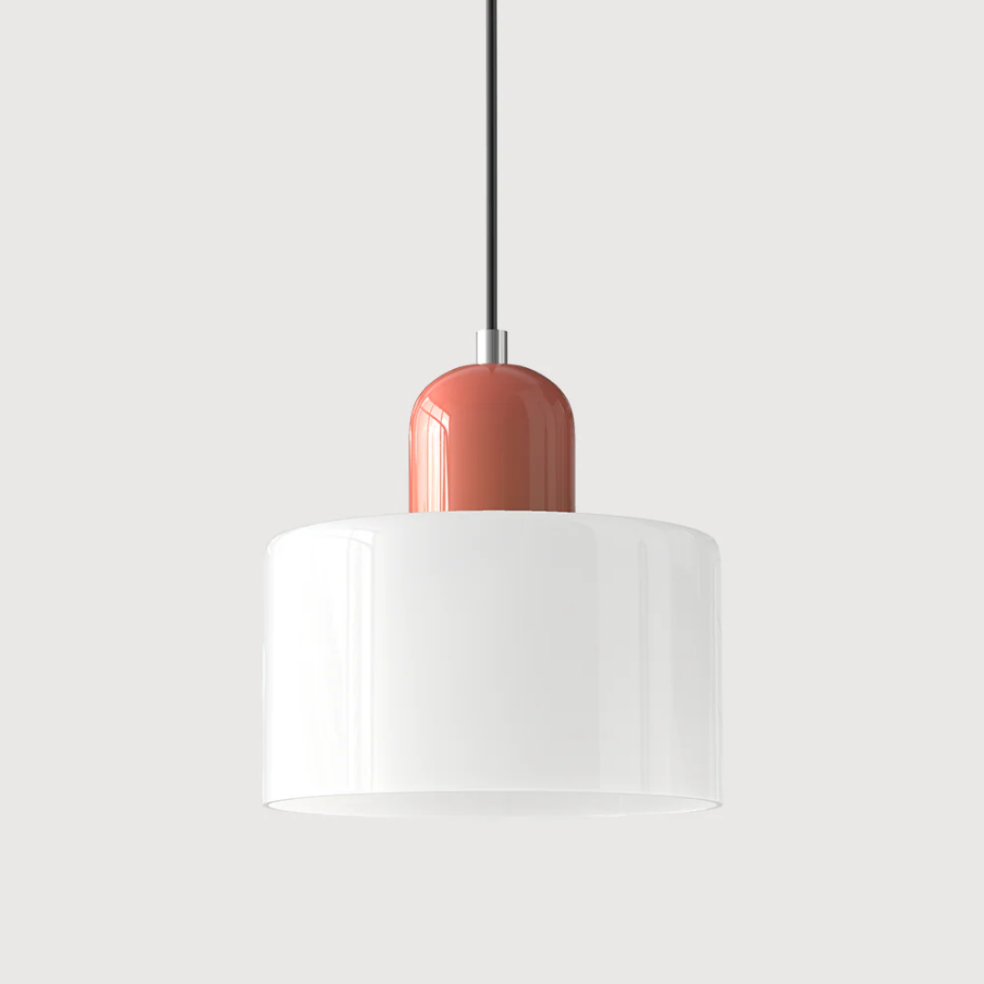 Retro-Hängelampe – Vintage-Design, Glasschirm & E27-Fassung