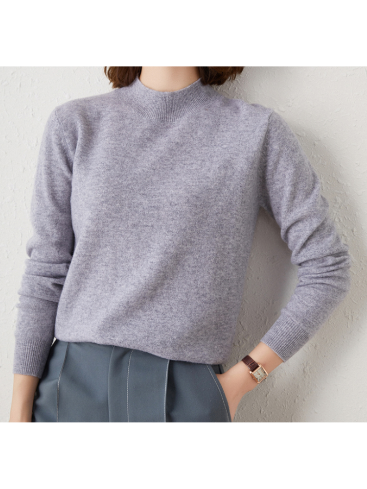 Yzelka svetr | Klasický dámský svetr s vysokým límcem | Stylový a pohodlný design