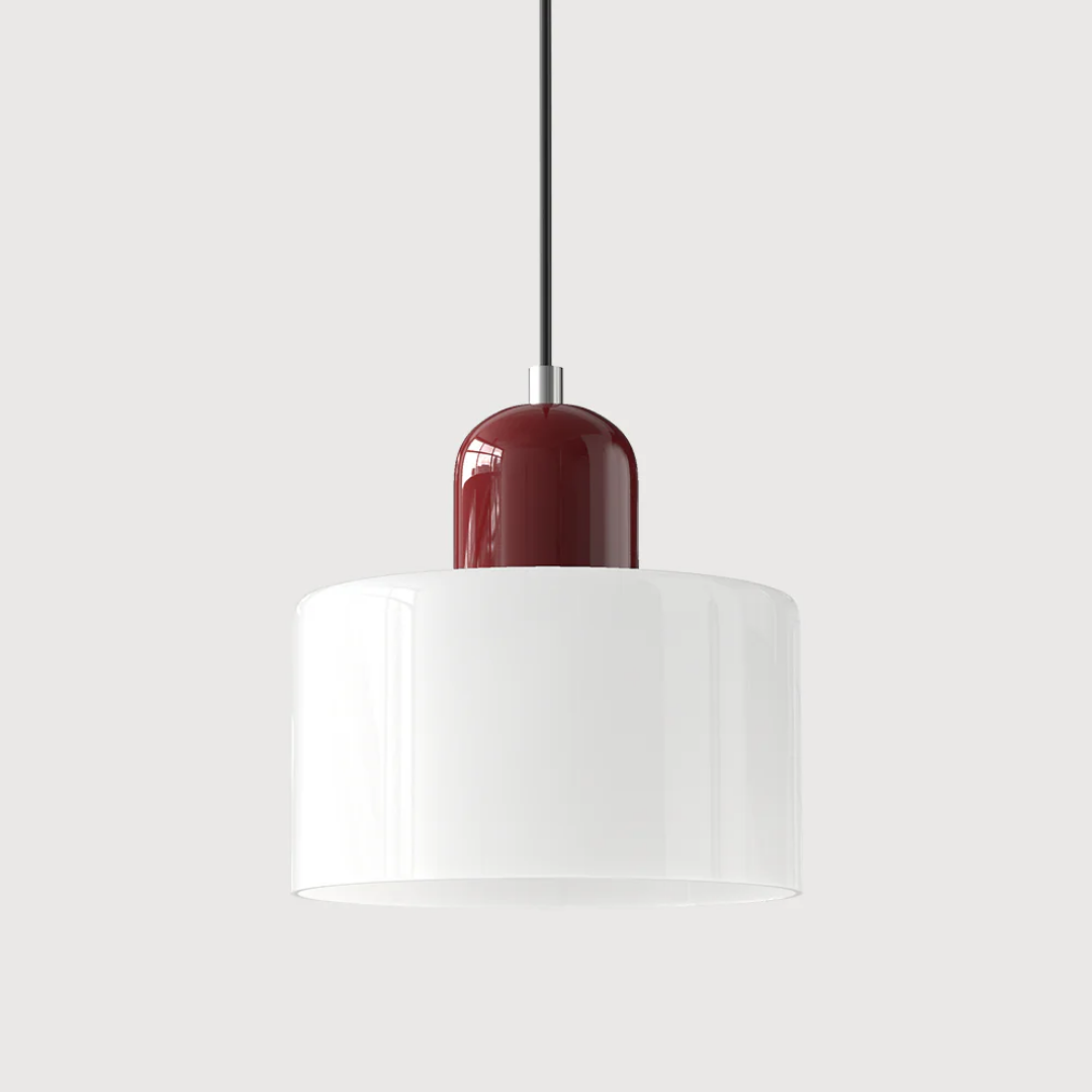 Retro-Hängelampe – Vintage-Design, Glasschirm & E27-Fassung