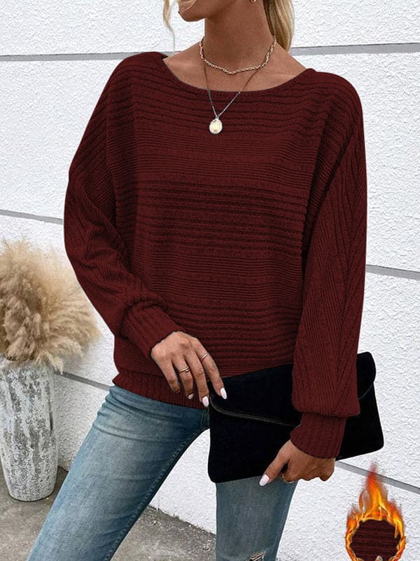 Bolendo Olivia – Elegantný pulóver s netopierími rukávmi