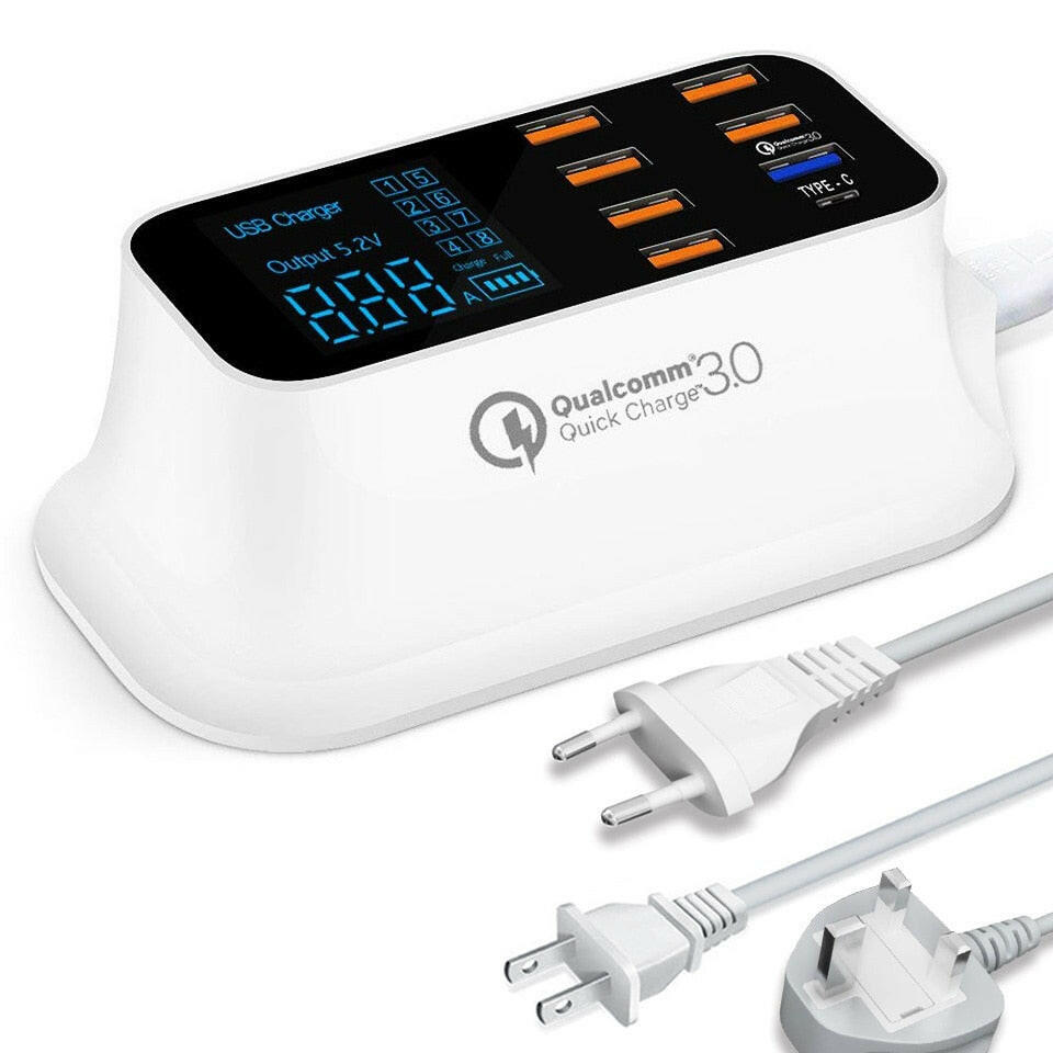 Bolendo Quick Charge 3.0 Slim USB-opladerstation