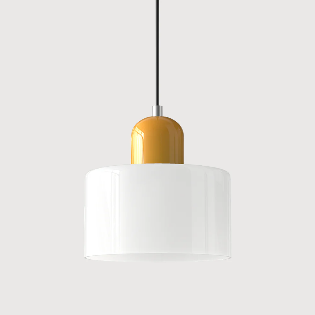 Retro-Hängelampe – Vintage-Design, Glasschirm & E27-Fassung