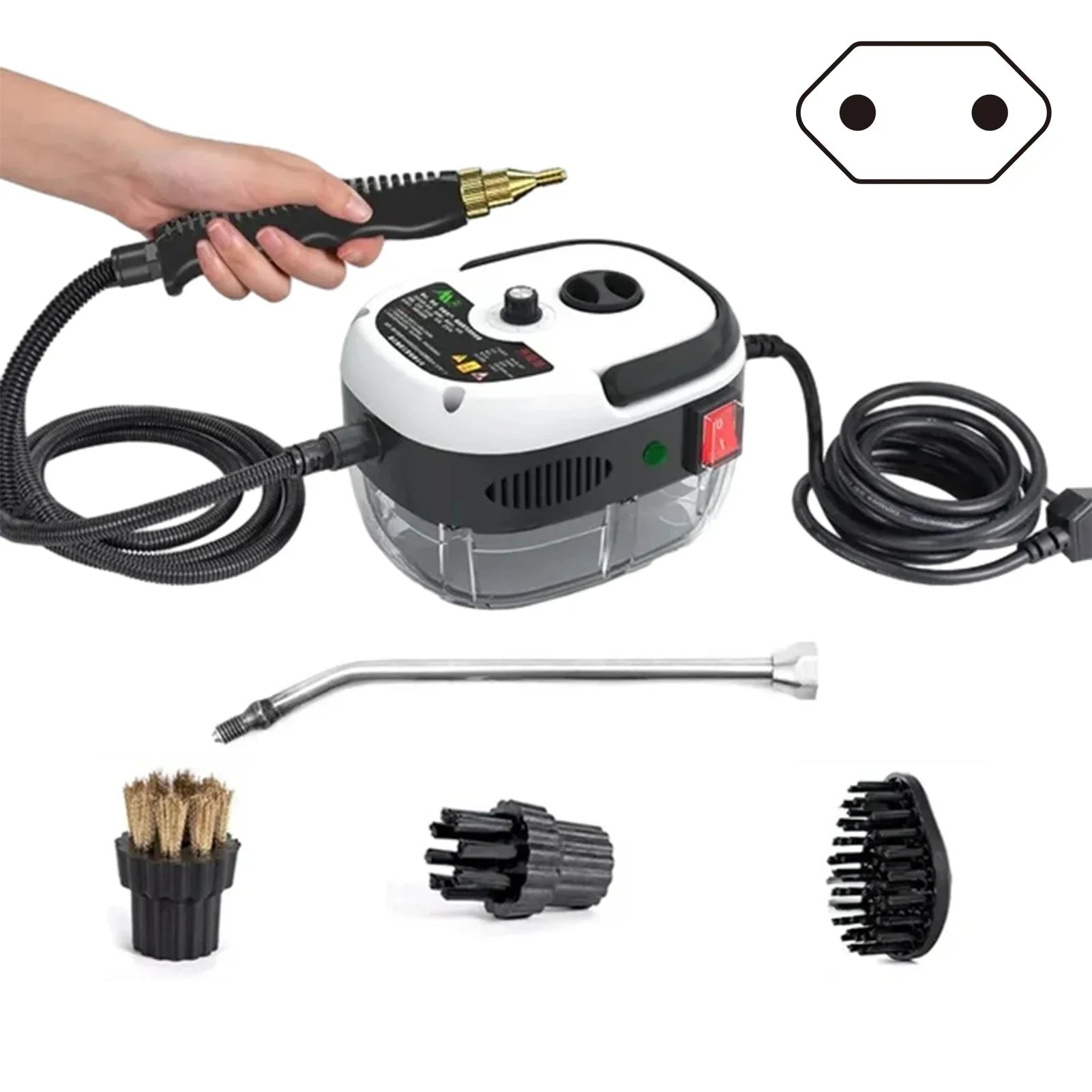 2500W Hochdruck-Dampfreiniger – 6 Stufen für Zuhause & Küche 0