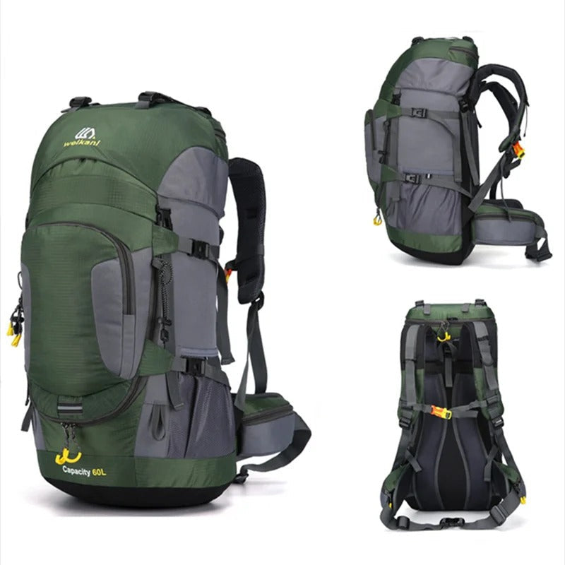 OutdoorHaven - 60L batoh - vodotěsný, robustní a prostorný