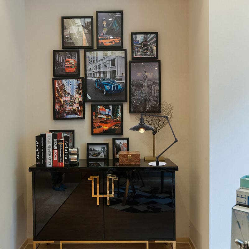 LightStyle - Verstellbare Vintage-Lampe mit gewelltem Metallschirm