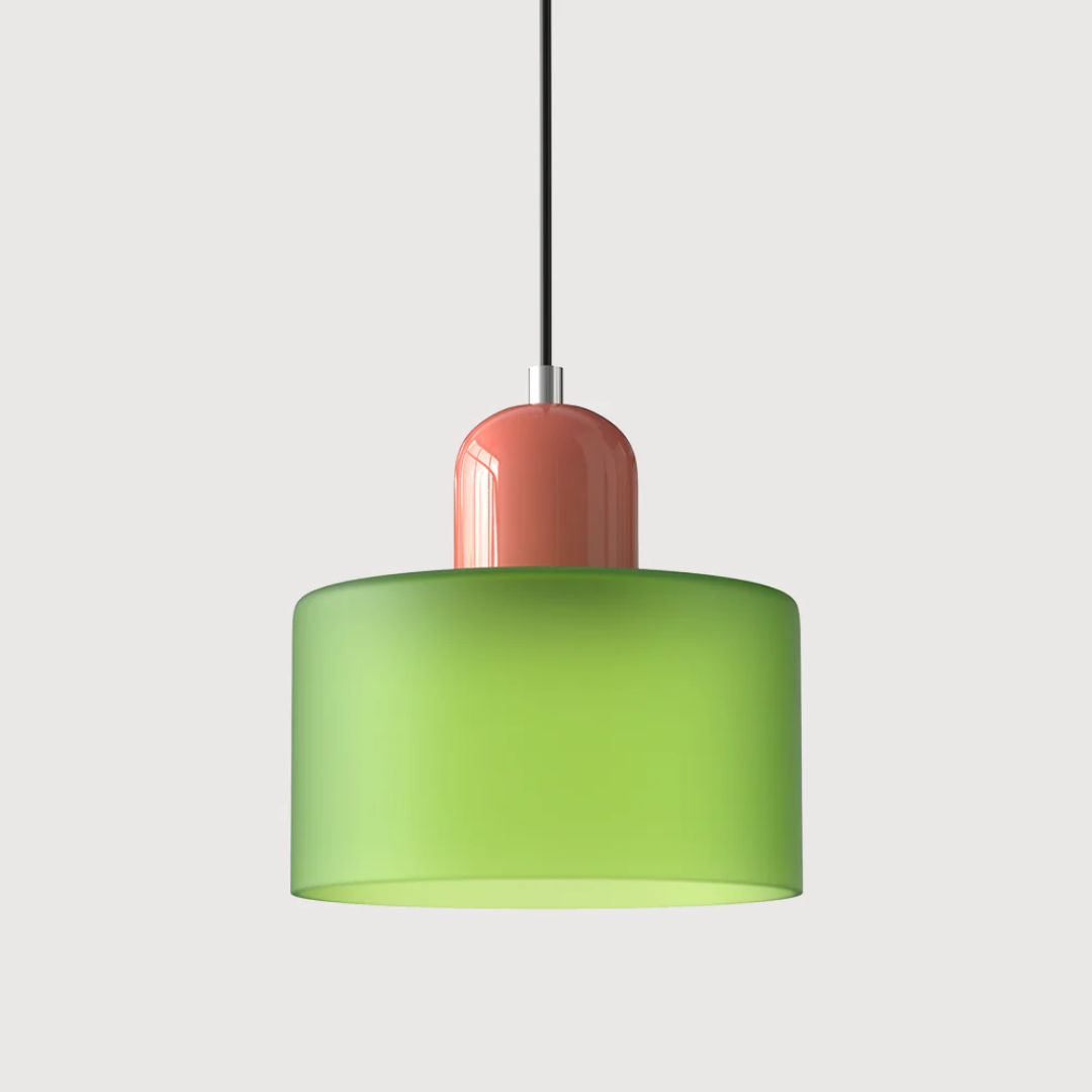 Retro-Hängelampe – Vintage-Design, Glasschirm & E27-Fassung