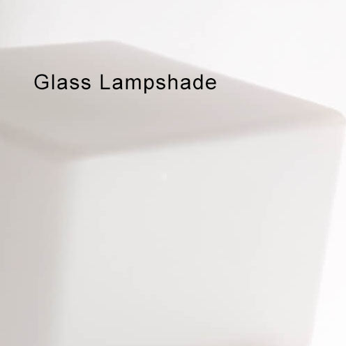 EcoShine - Lampada da parete moderna in legno con base cubica