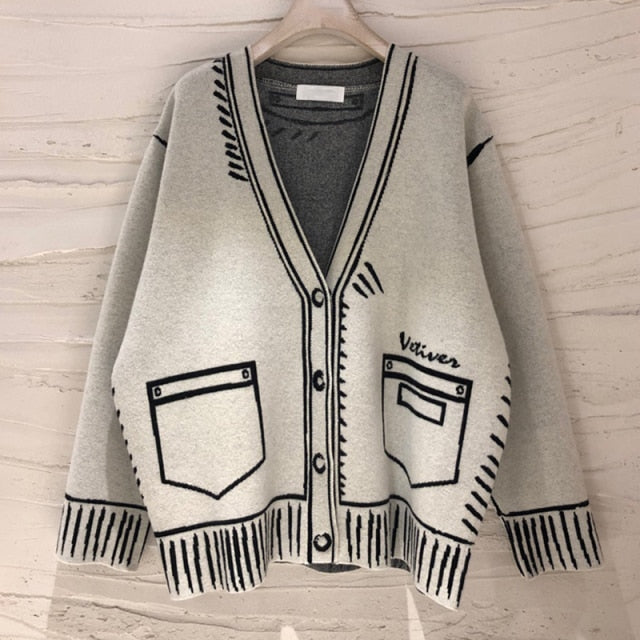 Bolendo Intarsia | 2D tegnet tryk vest