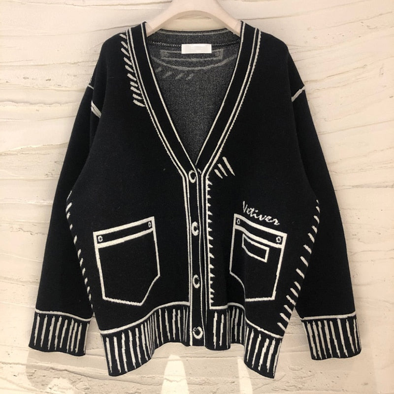 Bolendo Intarsia | 2D tegnet tryk vest