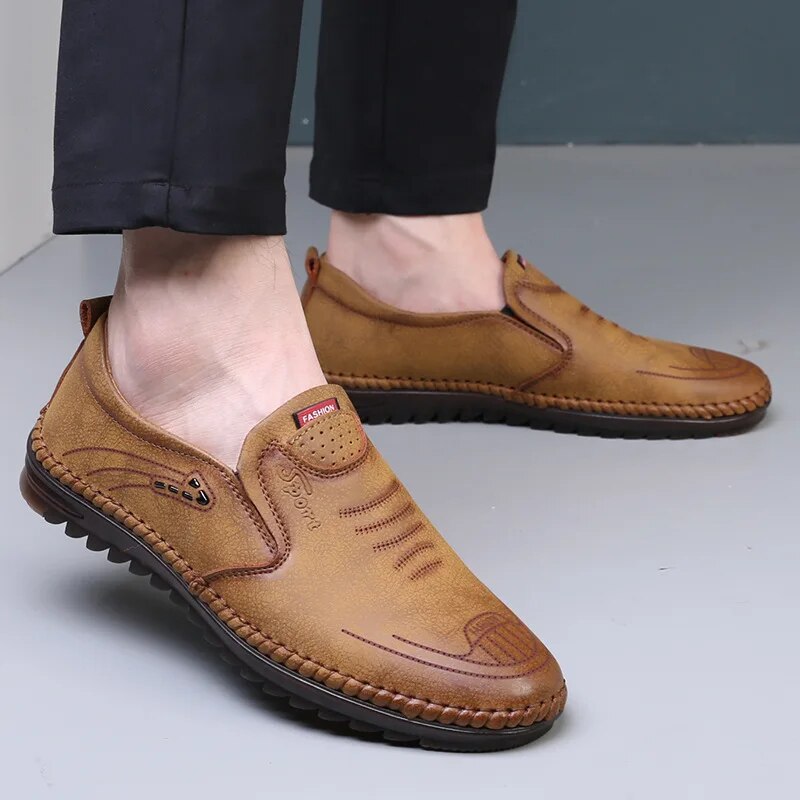 Curt - Komfortable og åndbare loafers i læder
