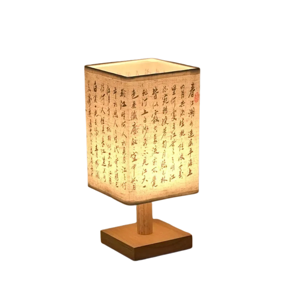 Stmívatelná LED stolní lampa v čínském stylu do ložnice