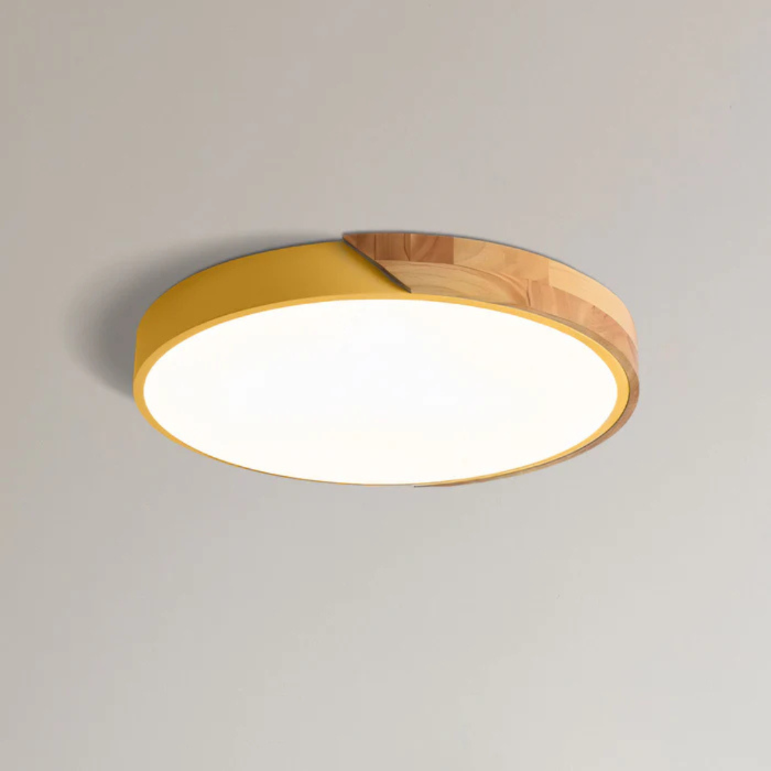 LED-Deckenleuchte – Skandinavisches Design aus Holz & Energieeffiziente Beleuchtung