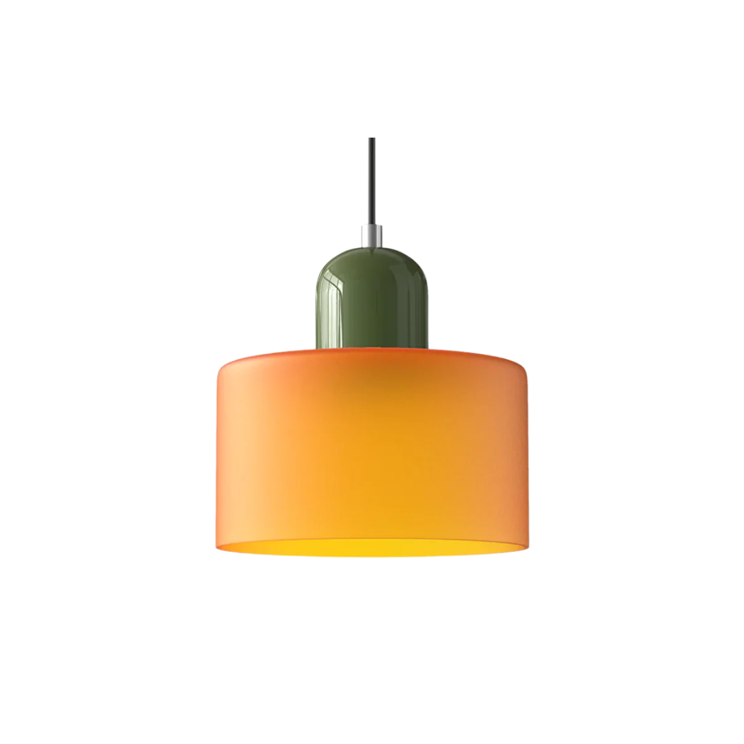 Retro-Hängelampe – Vintage-Design, Glasschirm & E27-Fassung