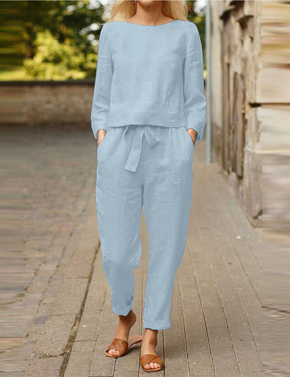 Top casual da donna e completo pantaloni - Alexie