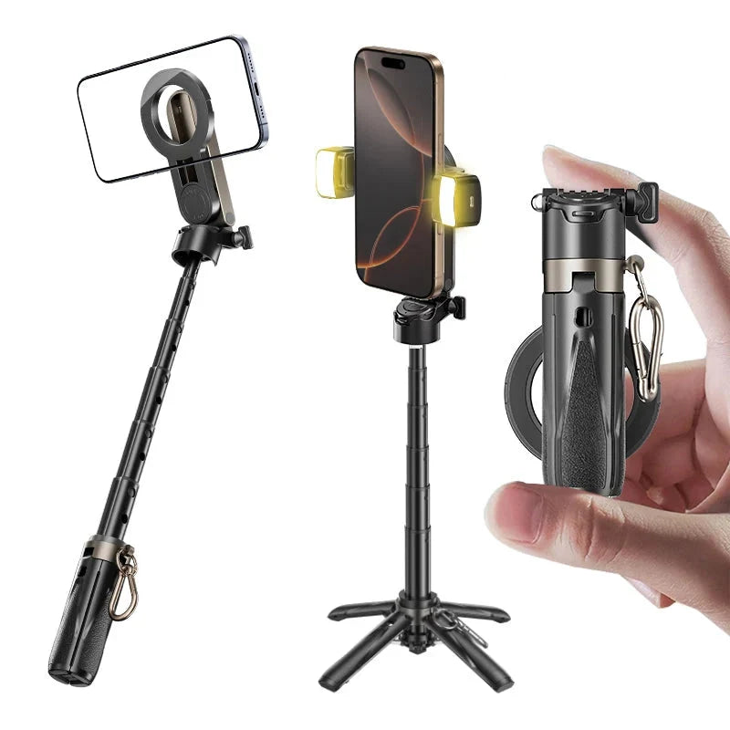 3-in-1 Magnetic Selfie Stick Tripod 0