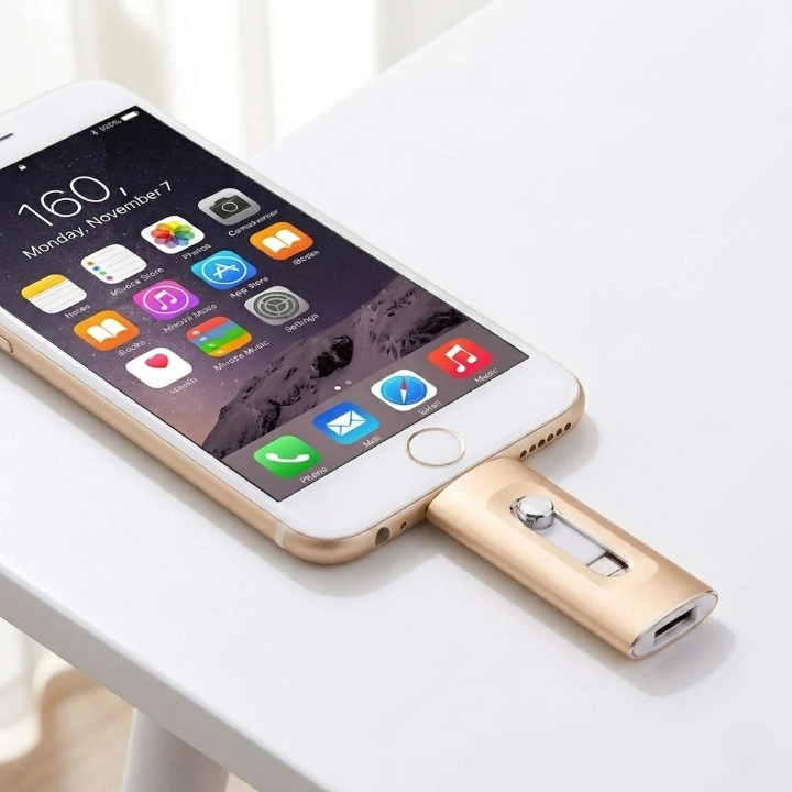 3-in-1 USB-Stick — Mehr Speicher für iPhone, Android & PC 0