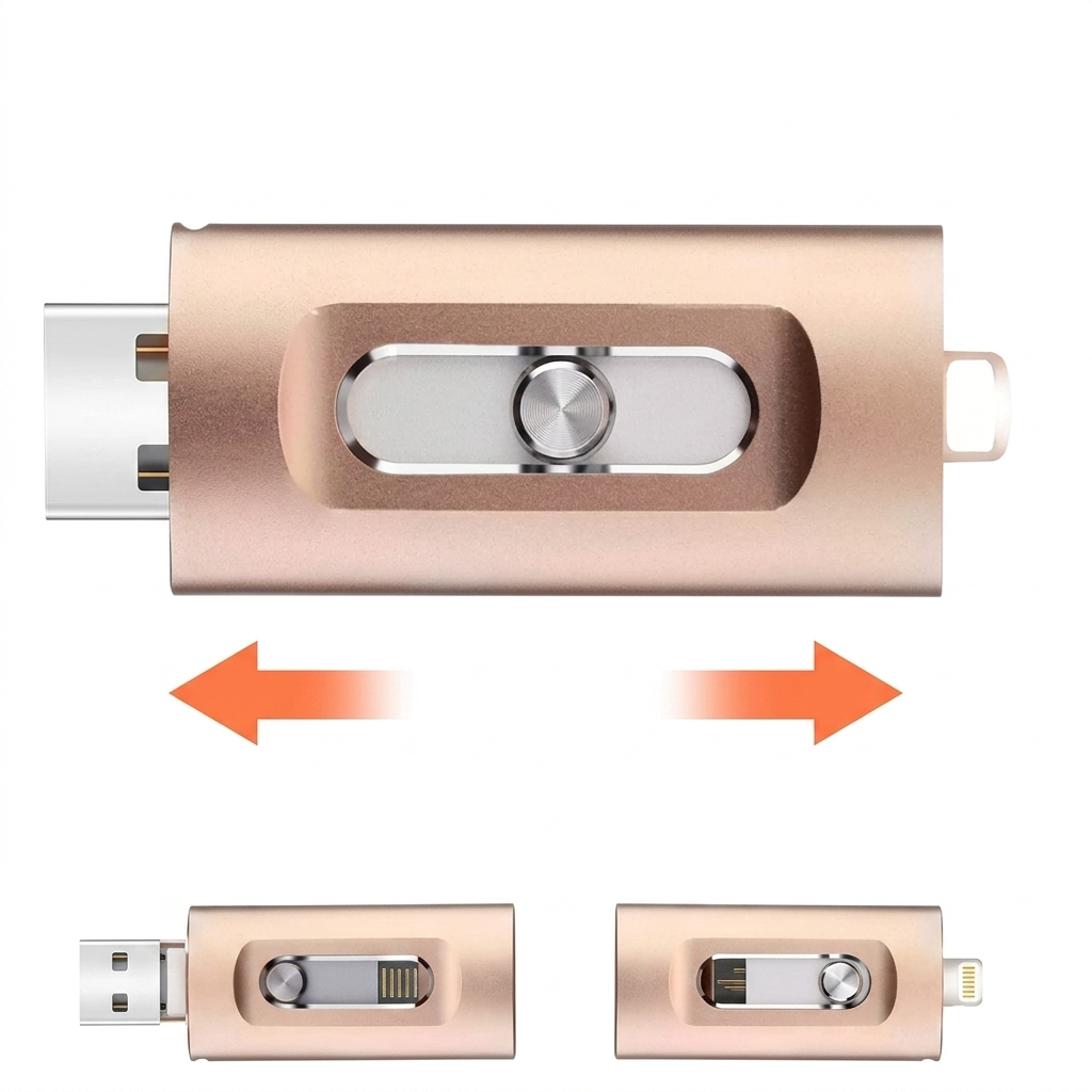 3-in-1 USB-Stick — Mehr Speicher für iPhone, Android & PC 7
