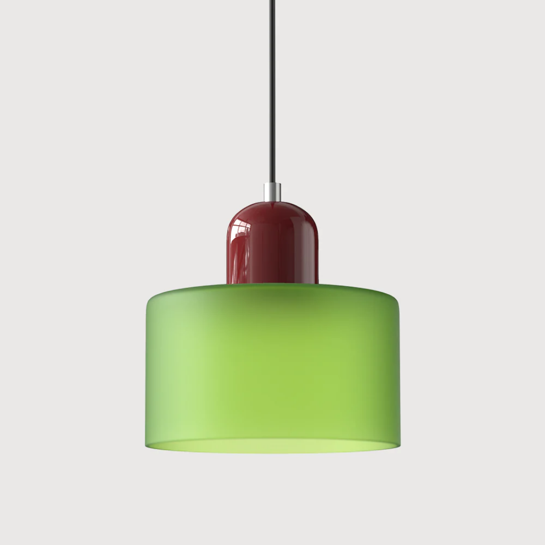 Retro-Hängelampe – Vintage-Design, Glasschirm & E27-Fassung