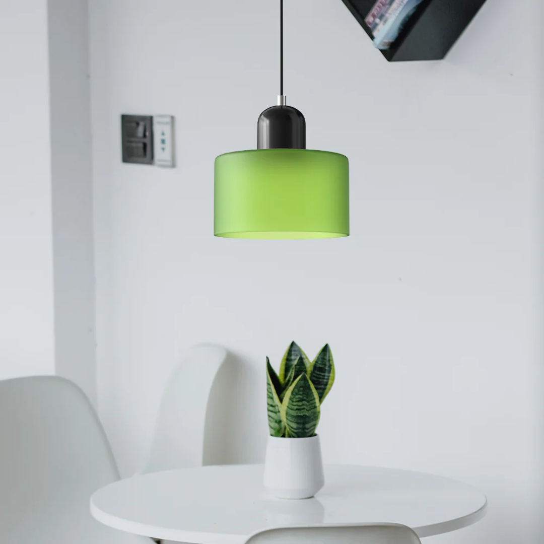 Retro-Hängelampe – Vintage-Design, Glasschirm & E27-Fassung