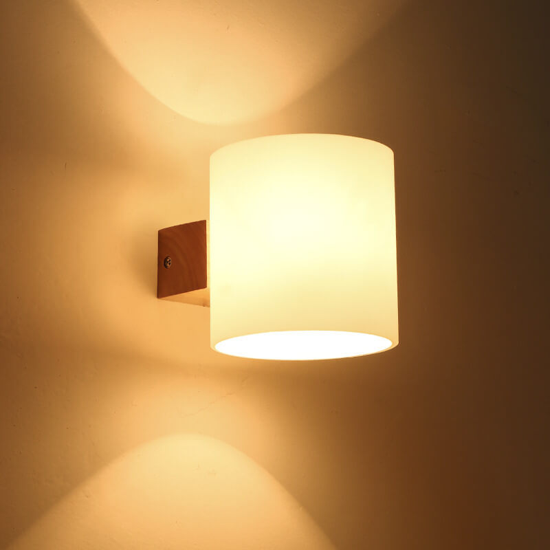 GloBrite - Moderne zylindrische Wandleuchte mit 1 Licht