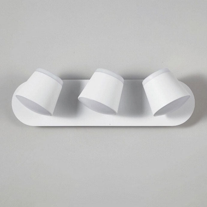 Nordic drejelig cylindrisk skærm LED-væglampe 1/2/3 flammer