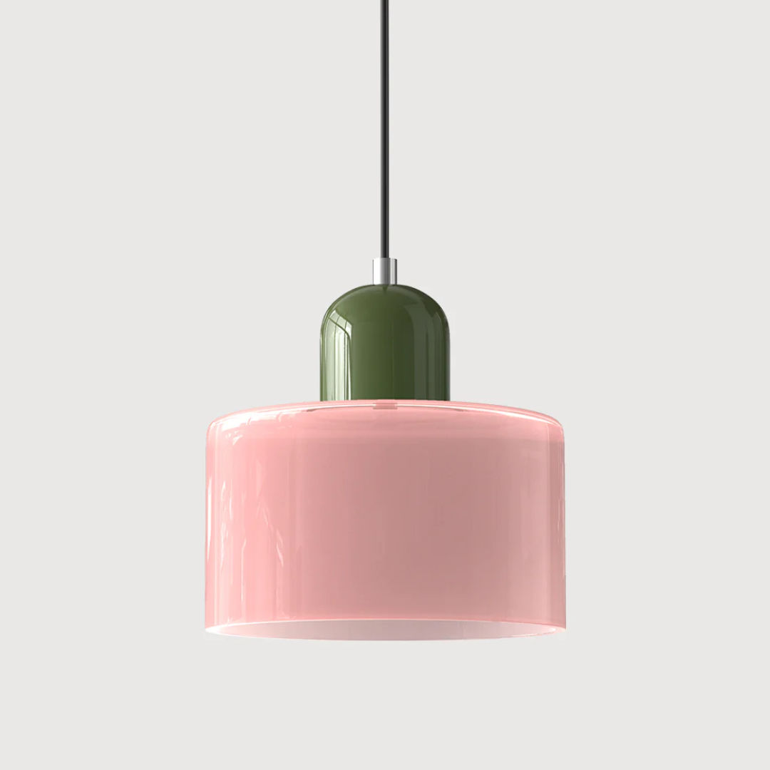 Retro-Hängelampe – Vintage-Design, Glasschirm & E27-Fassung