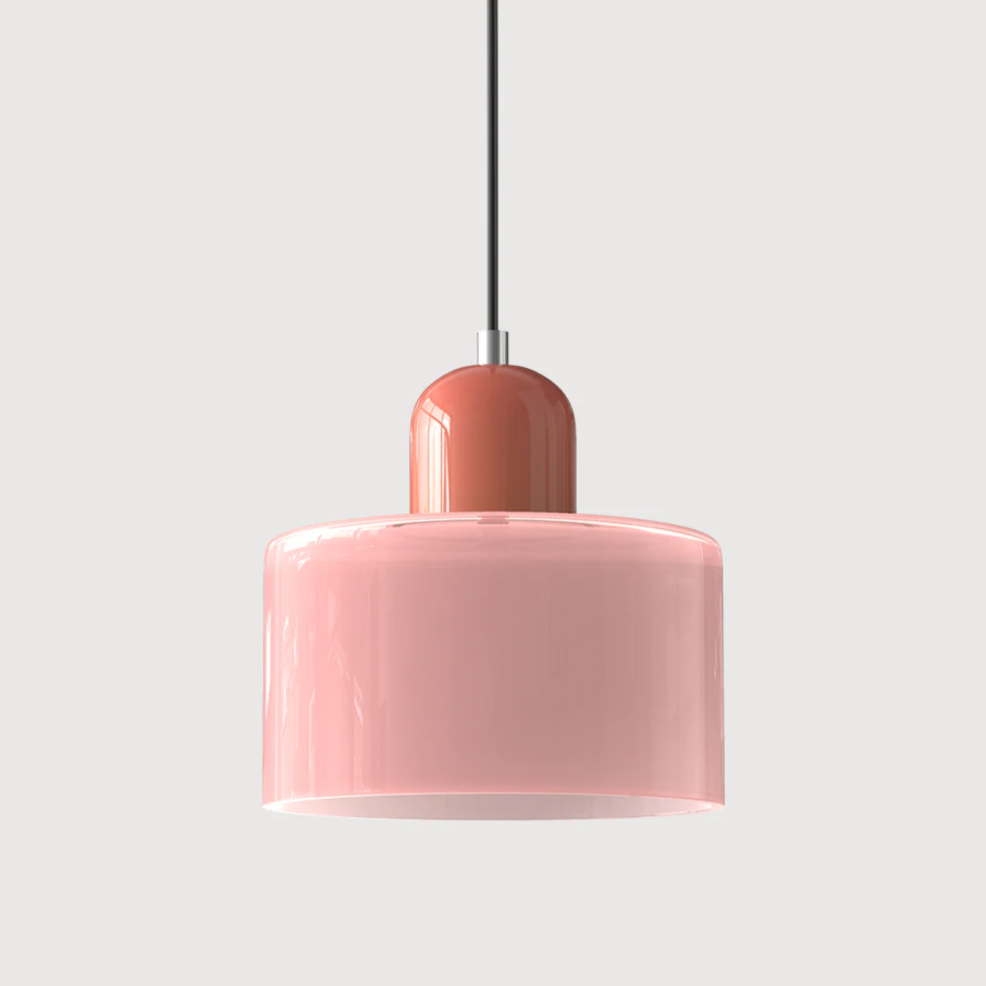 Retro-Hängelampe – Vintage-Design, Glasschirm & E27-Fassung
