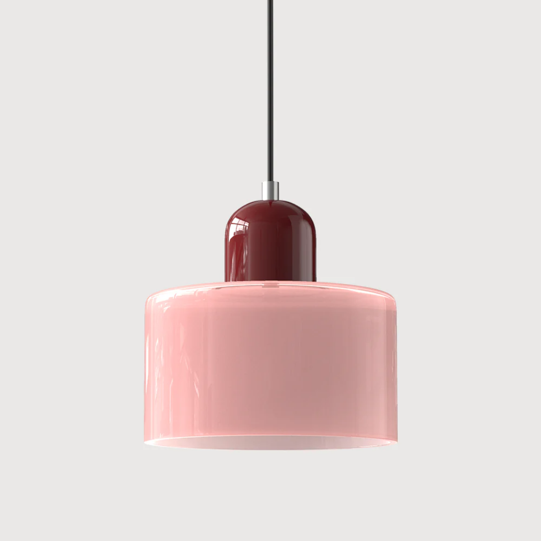 Retro-Hängelampe – Vintage-Design, Glasschirm & E27-Fassung