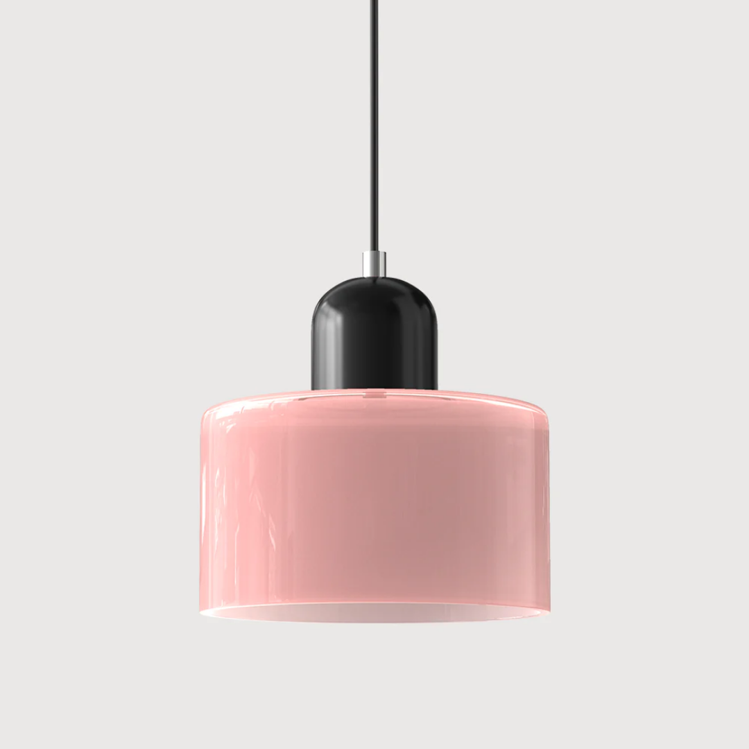 Retro-Hängelampe – Vintage-Design, Glasschirm & E27-Fassung