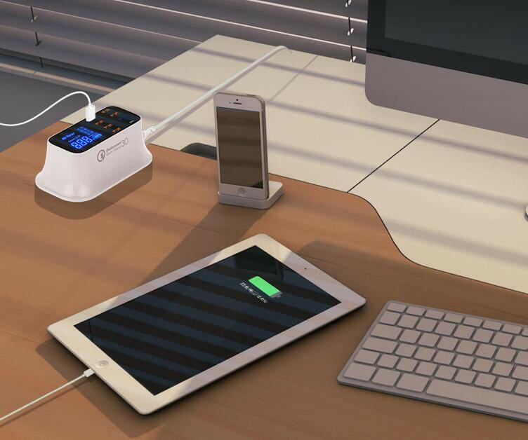 Bolendo Quick Charge 3.0 Slim USB-opladerstation