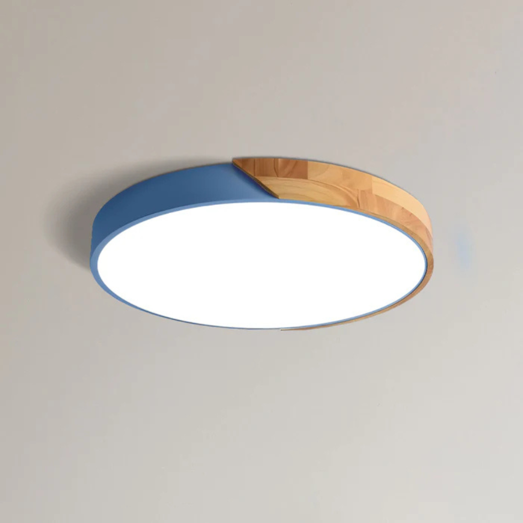 LED-Deckenleuchte – Skandinavisches Design aus Holz & Energieeffiziente Beleuchtung
