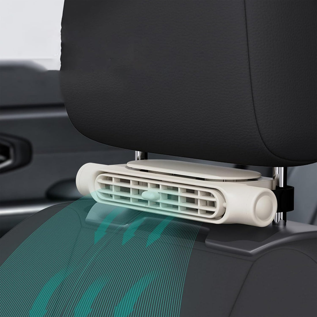 3 Geschwindigkeiten USB Auto Kühlventilator & Kopfstützenhalter – AutoBreeze 0