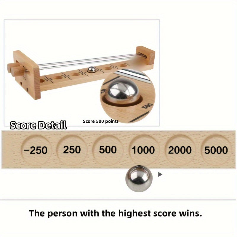 SpaceBall Frenzy – Drevená hra Stickball Space Design – Rodinná zábava od 4 rokov