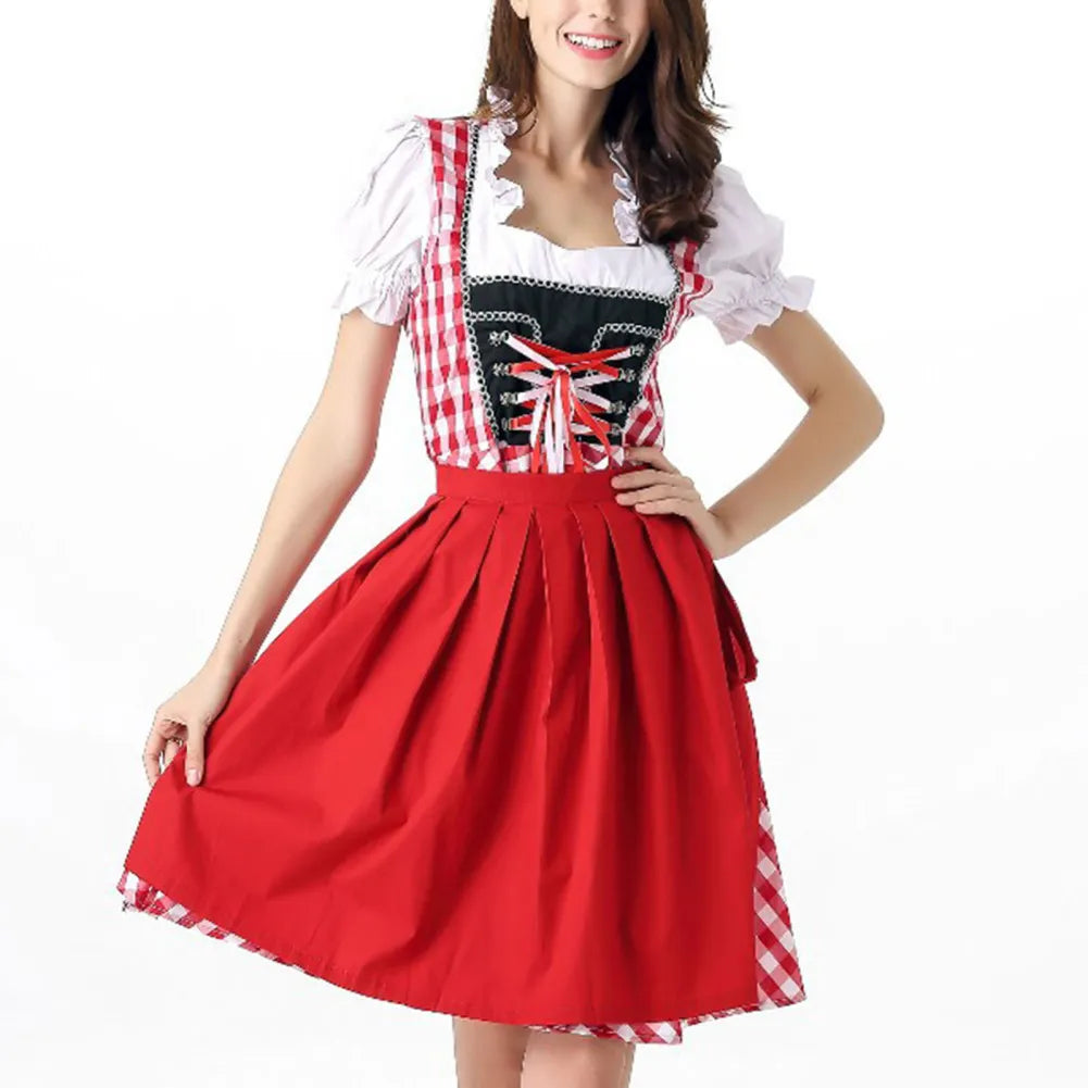 Bolendo Aneliese - 3-teiliges Oktoberfest-Kostümset für Damen