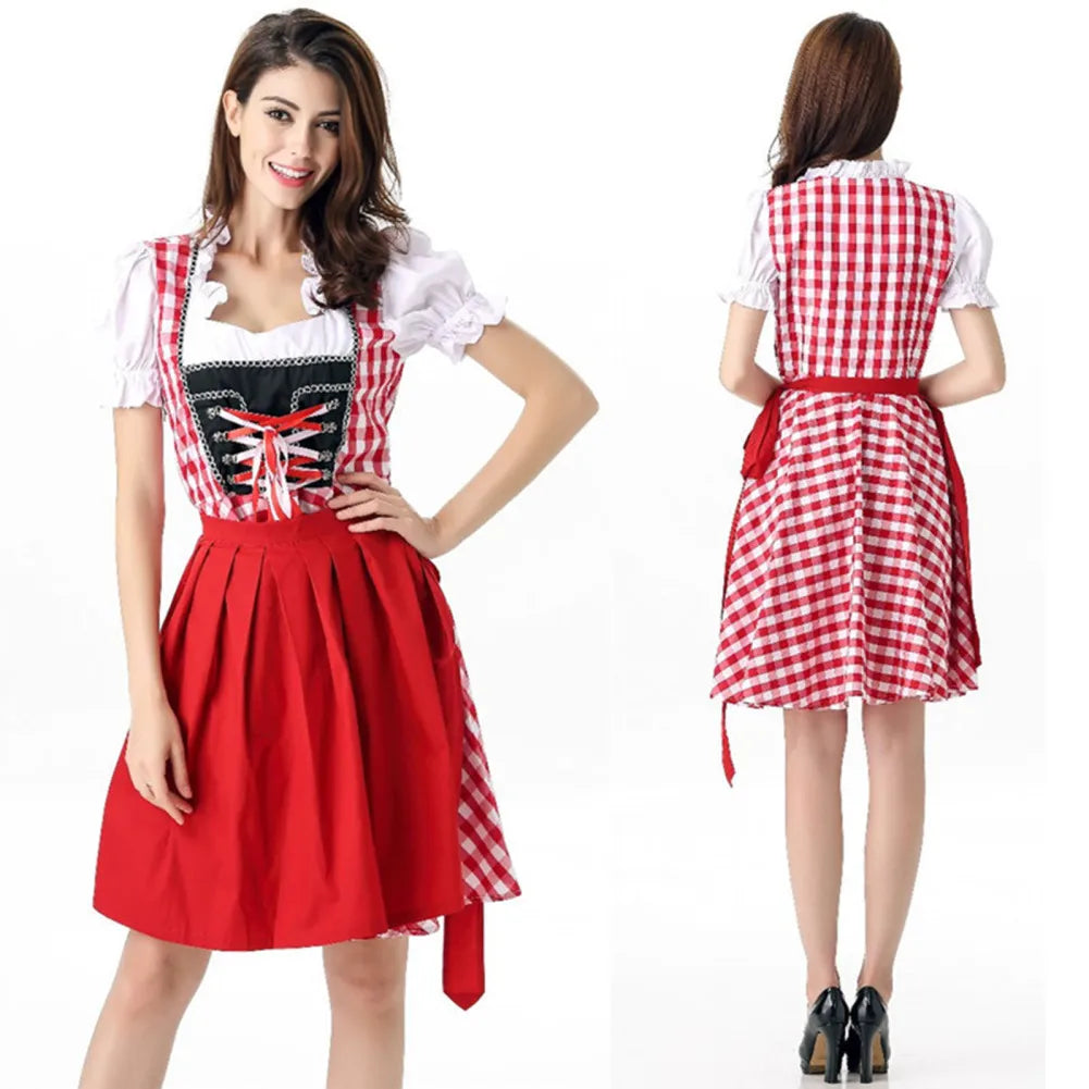 Bolendo Aneliese - 3-teiliges Oktoberfest-Kostümset für Damen