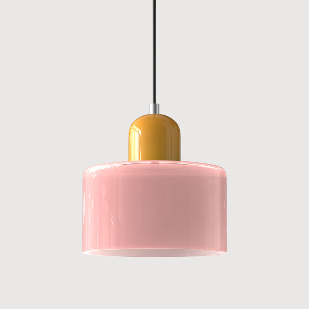 Retro-Hängelampe – Vintage-Design, Glasschirm & E27-Fassung