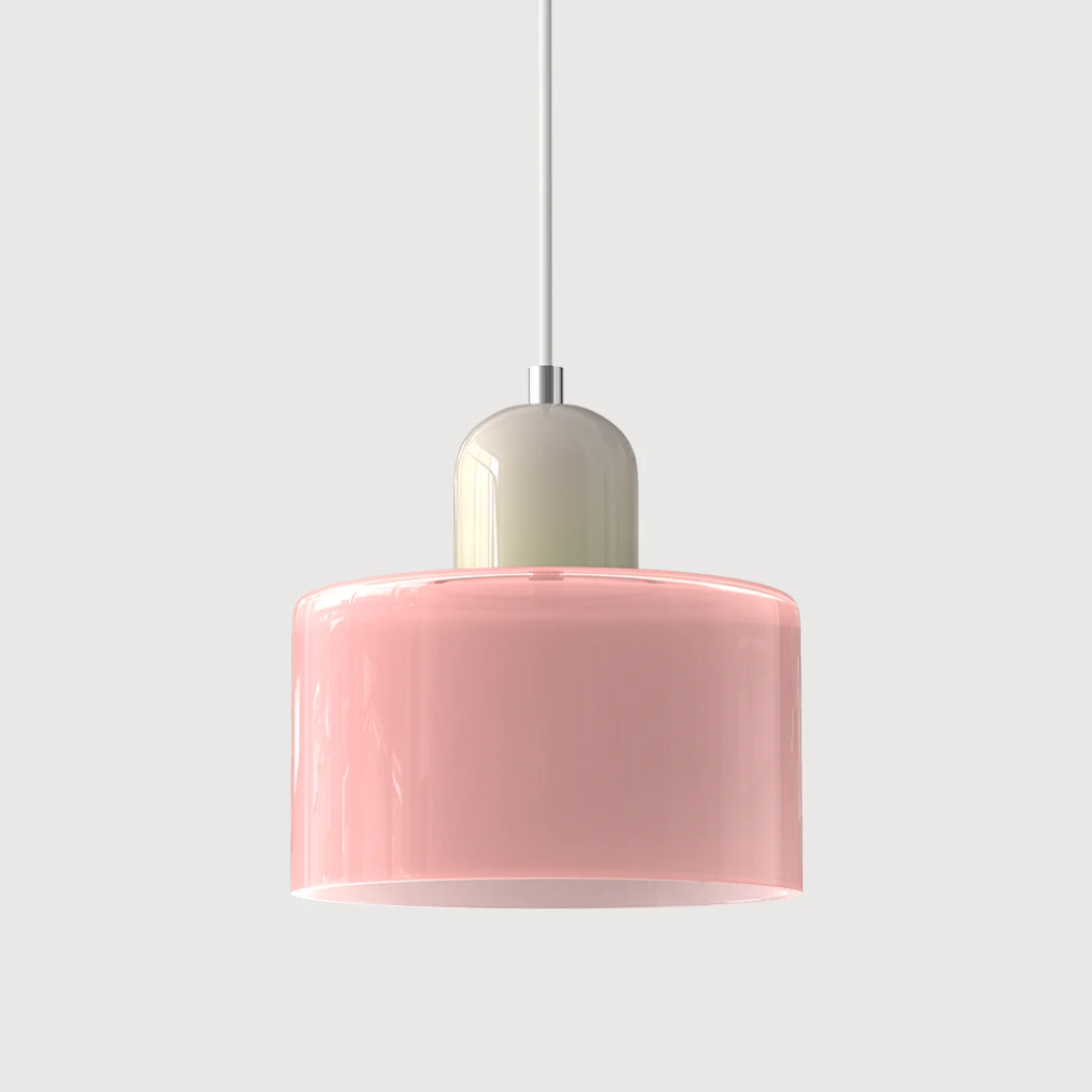 Retro-Hängelampe – Vintage-Design, Glasschirm & E27-Fassung