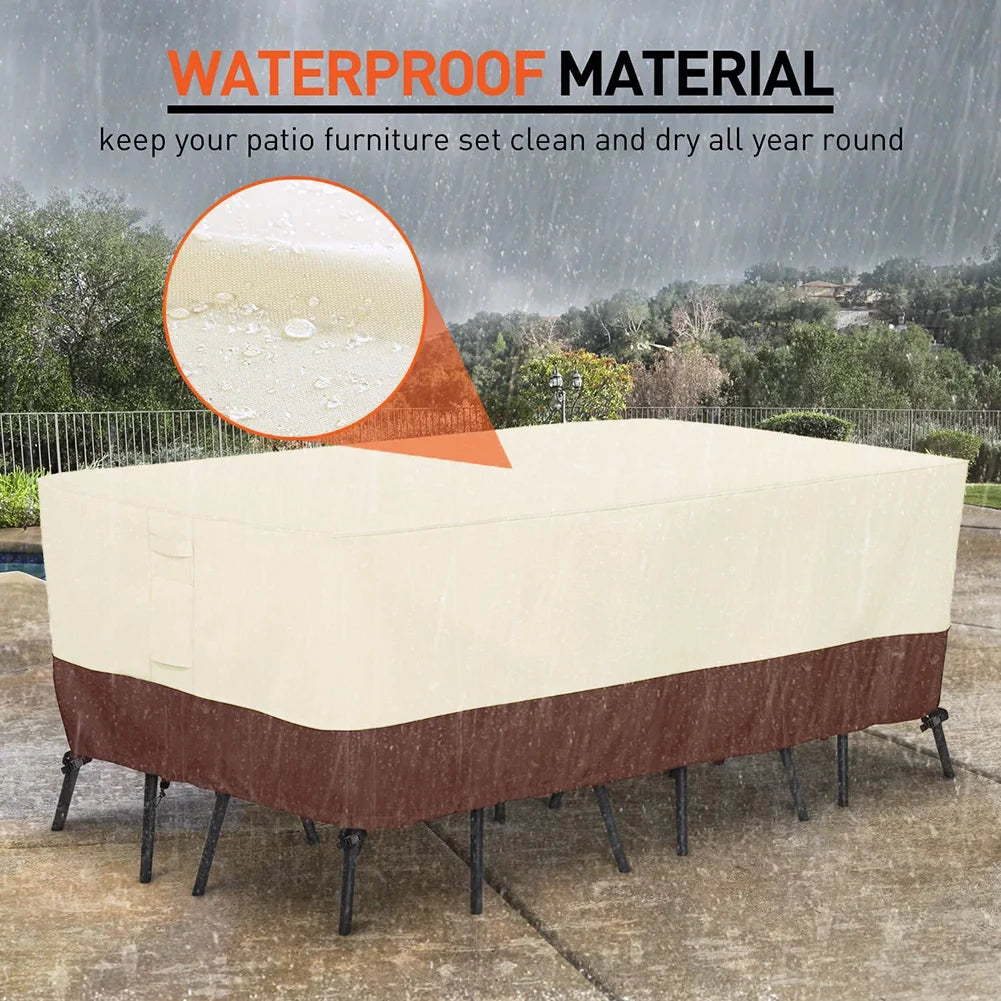 420D Wasserdichte Abdeckung für Gartenmöbel – UV-beständig und Strapazierfähig 3