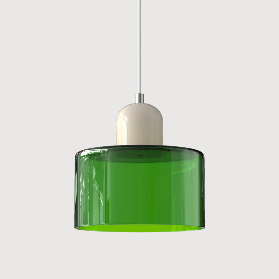 Retro-Hängelampe – Vintage-Design, Glasschirm & E27-Fassung