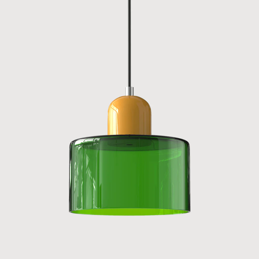 Retro-Hängelampe – Vintage-Design, Glasschirm & E27-Fassung