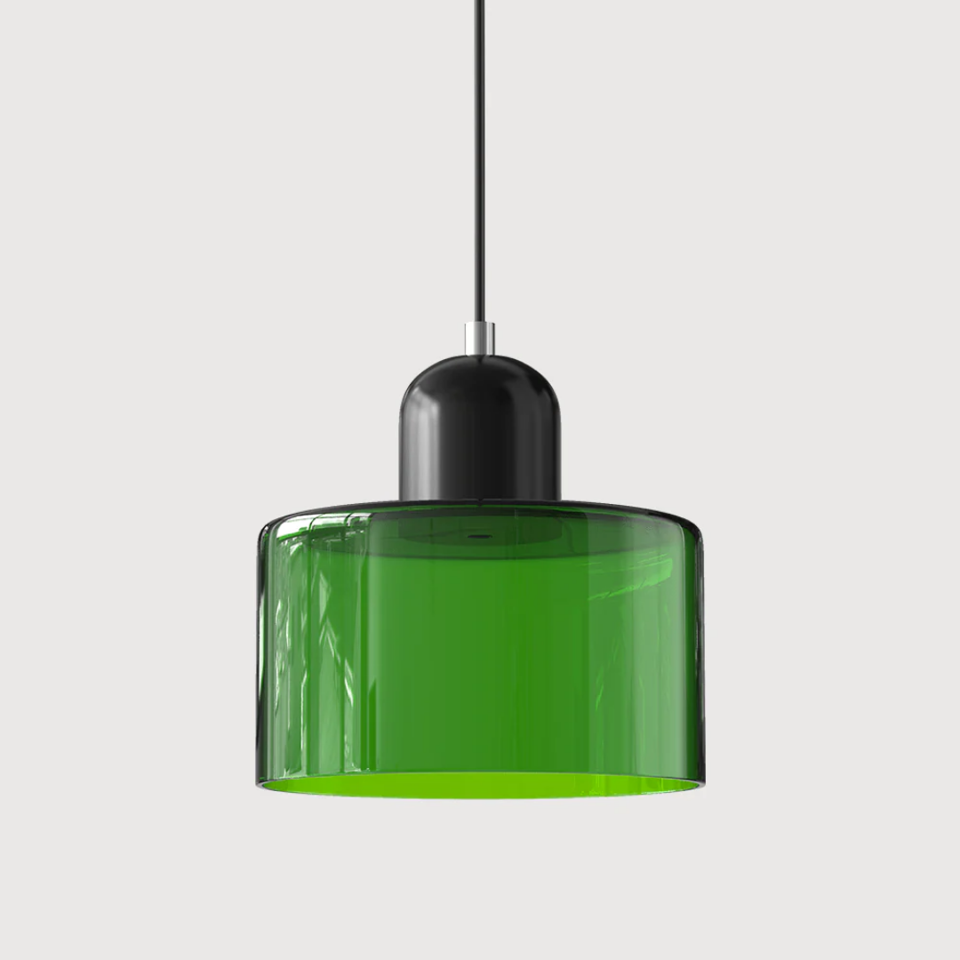 Retro-Hängelampe – Vintage-Design, Glasschirm & E27-Fassung