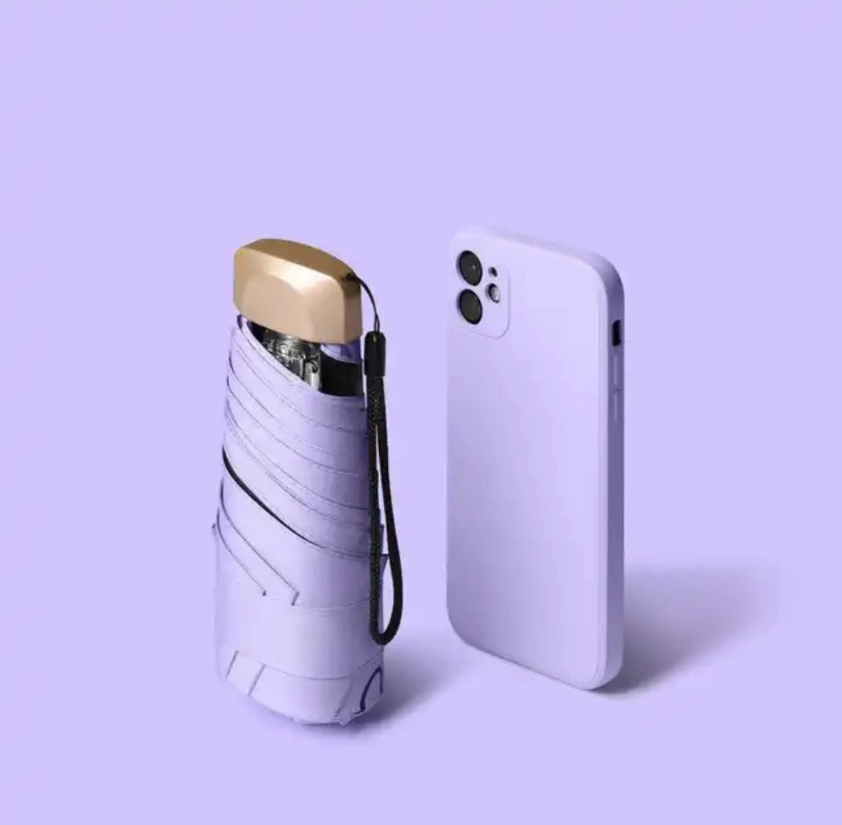 Mini Knirps na cesty - Nejmenší deštník, odolný proti větru, blokující UV záření