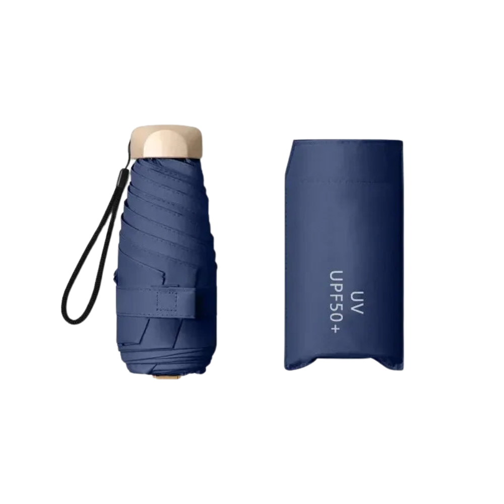 PocketShield – Mini dáždnik s UV ochranou, ľahký a vetruvzdorný