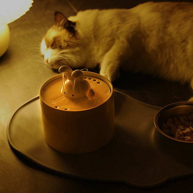 Devako Design fontana d'acqua per gatti Kaninchen