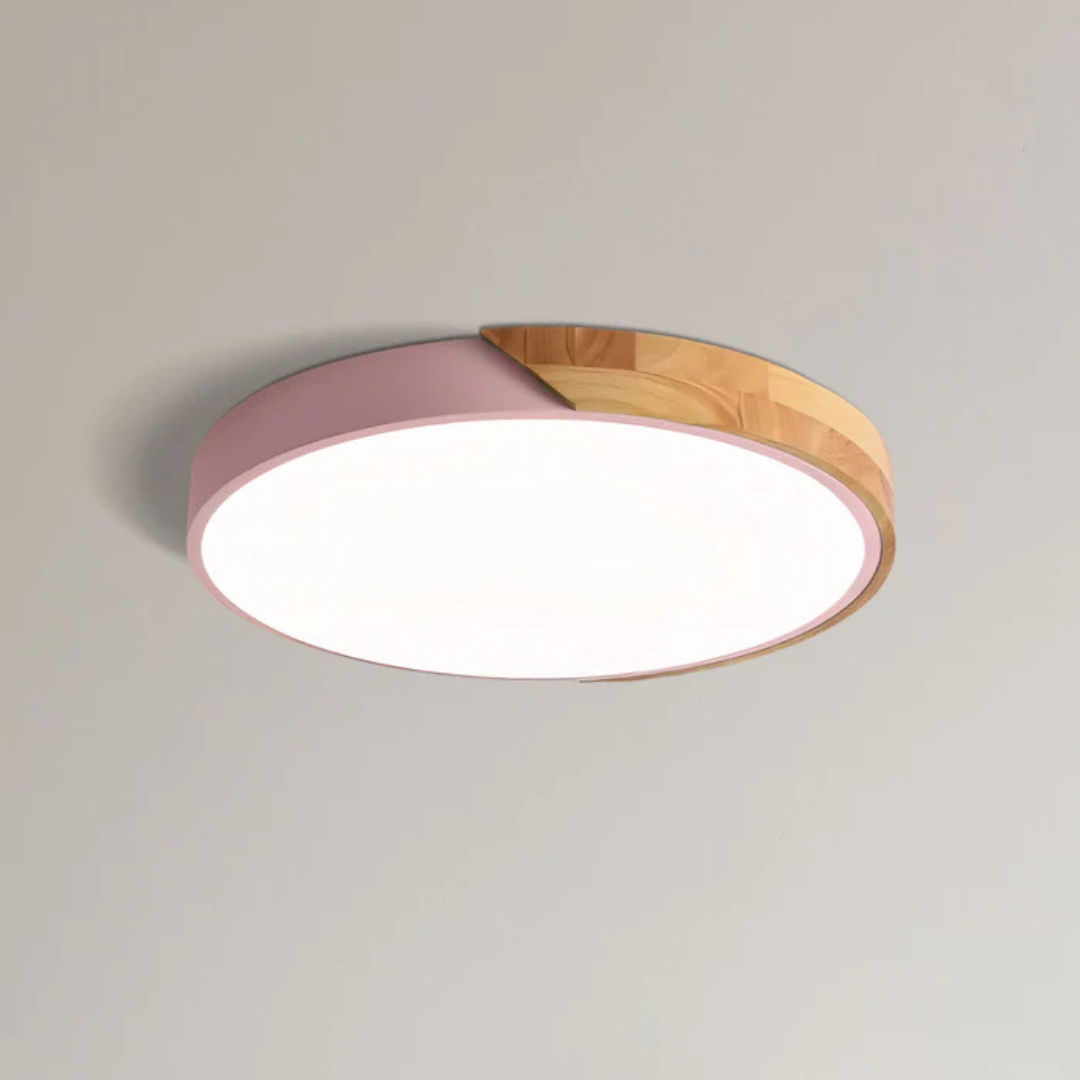 LED-Deckenleuchte – Skandinavisches Design aus Holz & Energieeffiziente Beleuchtung