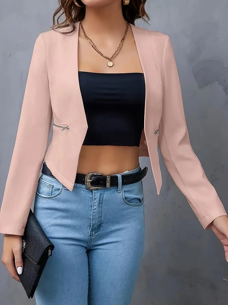 Bolendo Avah Blazer mit Reißverschlusstaschen
