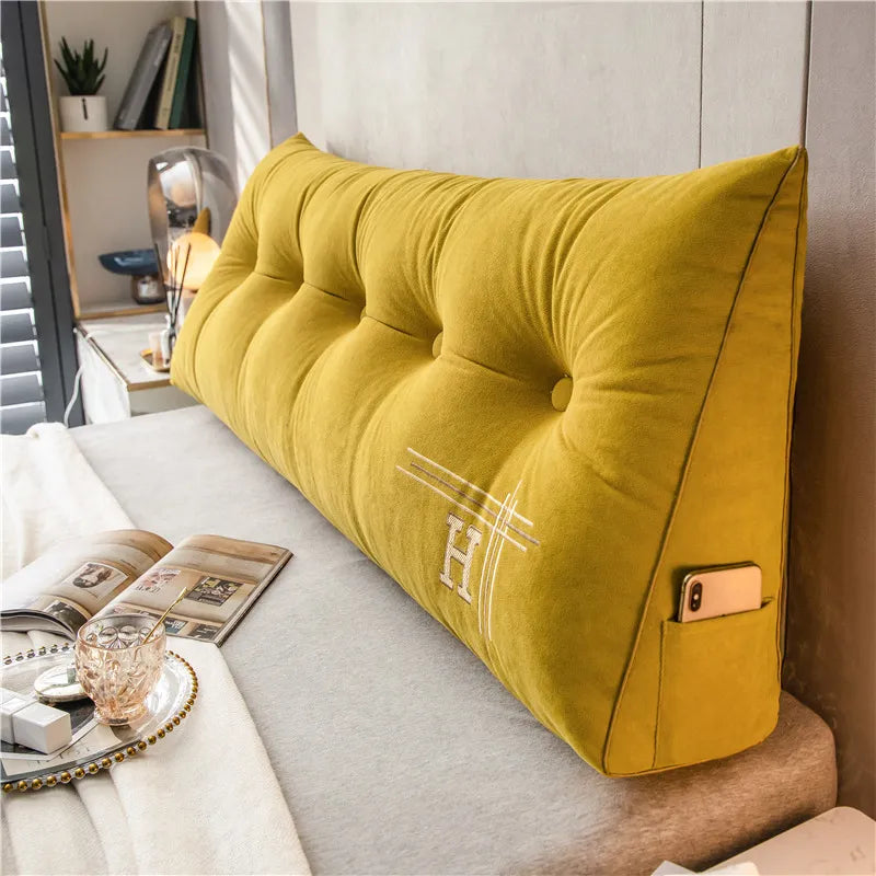 Coussin de dos grand – Doux, soutenant et confortable pour lit et coin détente
